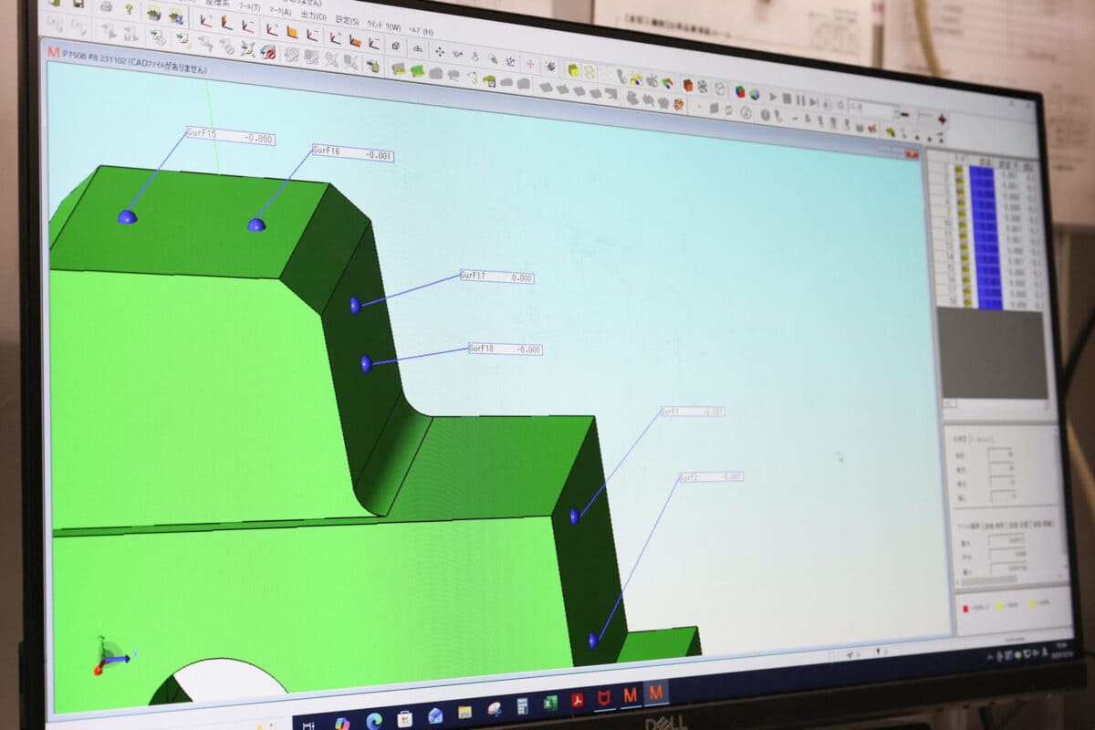 ミクロン単位の高精度加工。
自動車の重要部品に耐えられる品質